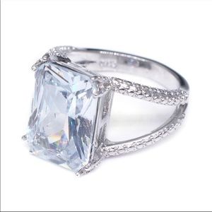 BIG STONE 💍925 SILVER RING